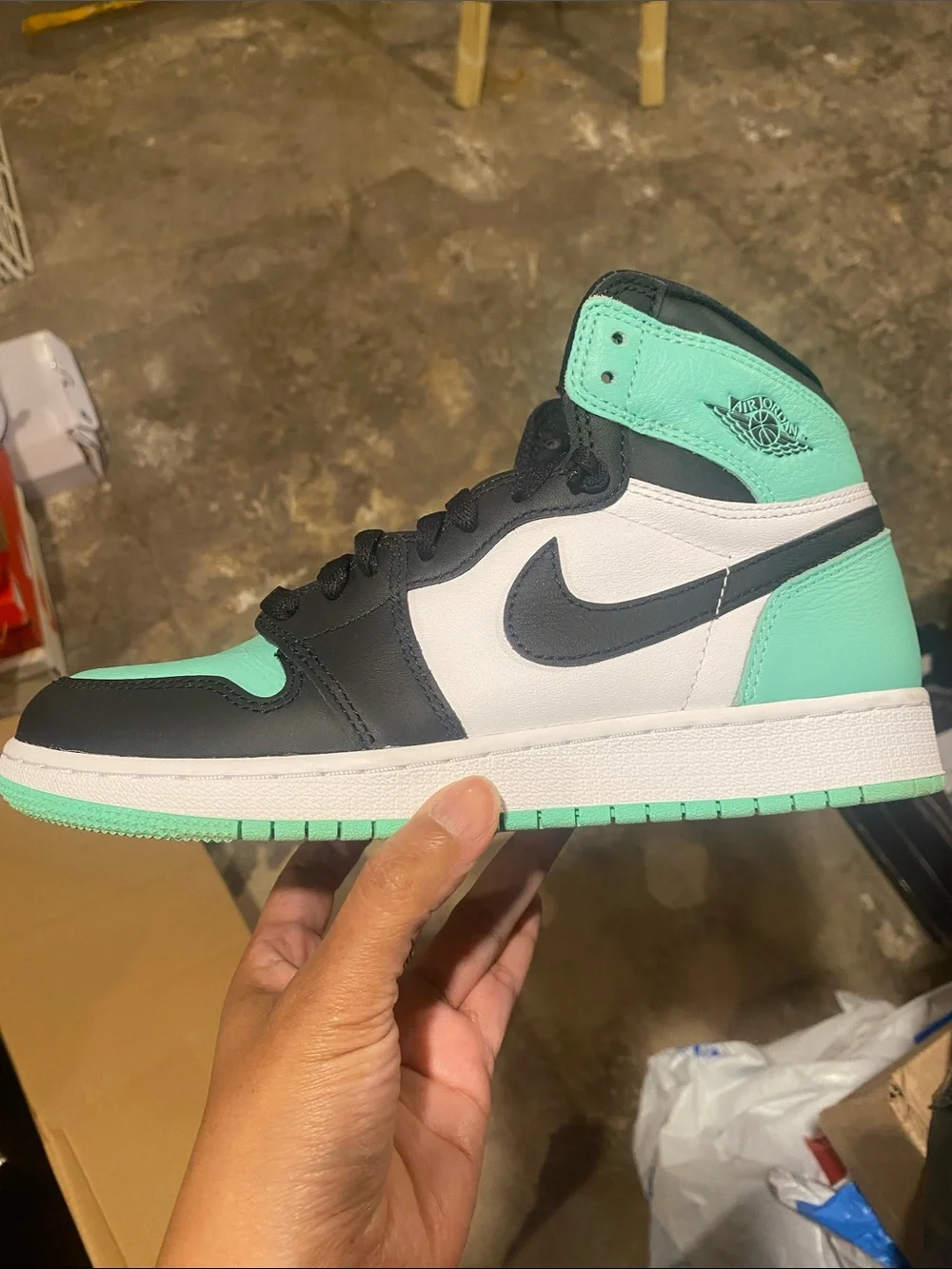 Nike Air Jordan 1 High Mint Black White